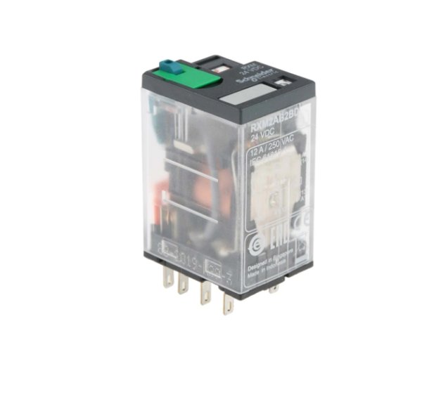 Schneider - RXM2AB2BD - Minature plug in Relay - 12A -24 V DC