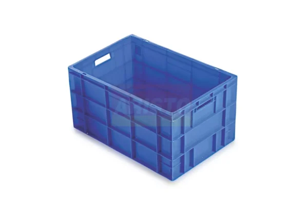 Generic - Plastic Crate Blue - Size 600 x 400 x 325 mm