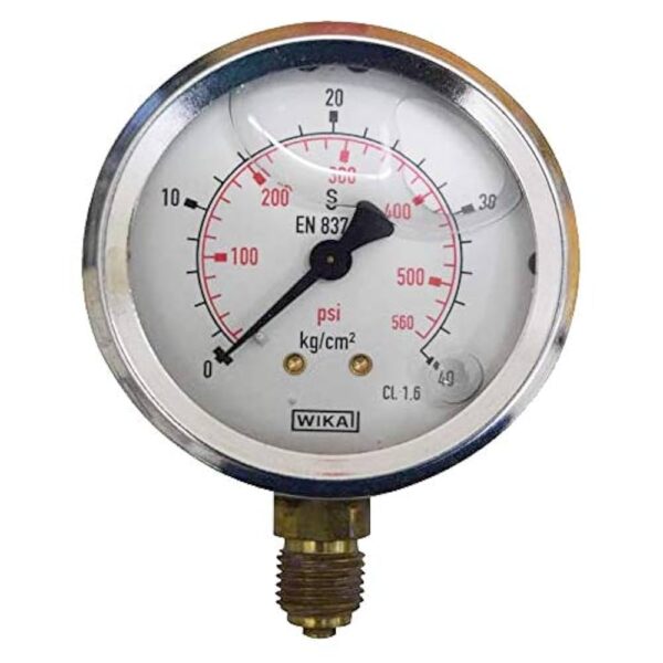 WIKA - 232.50.100 - Pressure Gauge - Dial Size 100mm - Range 0-40 KG/CM²